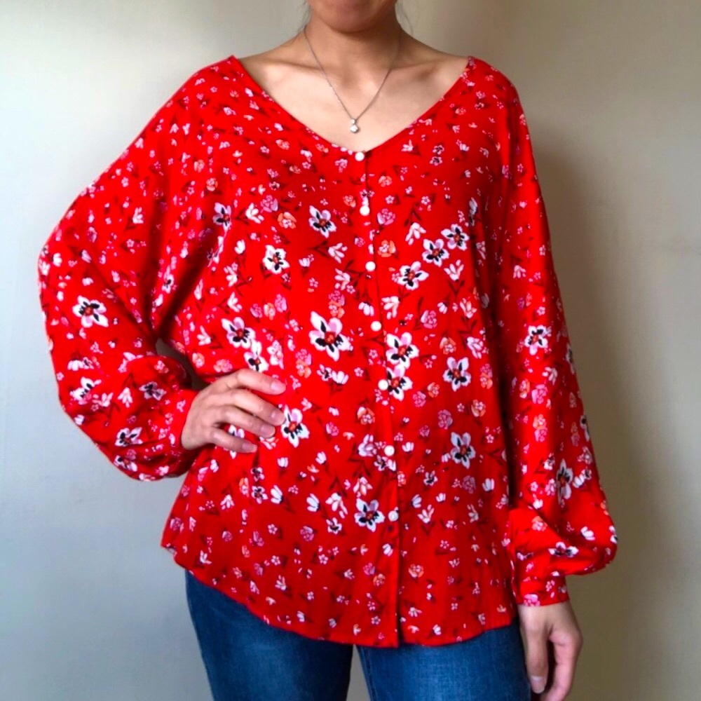 Floryday long sleeves blouse size S